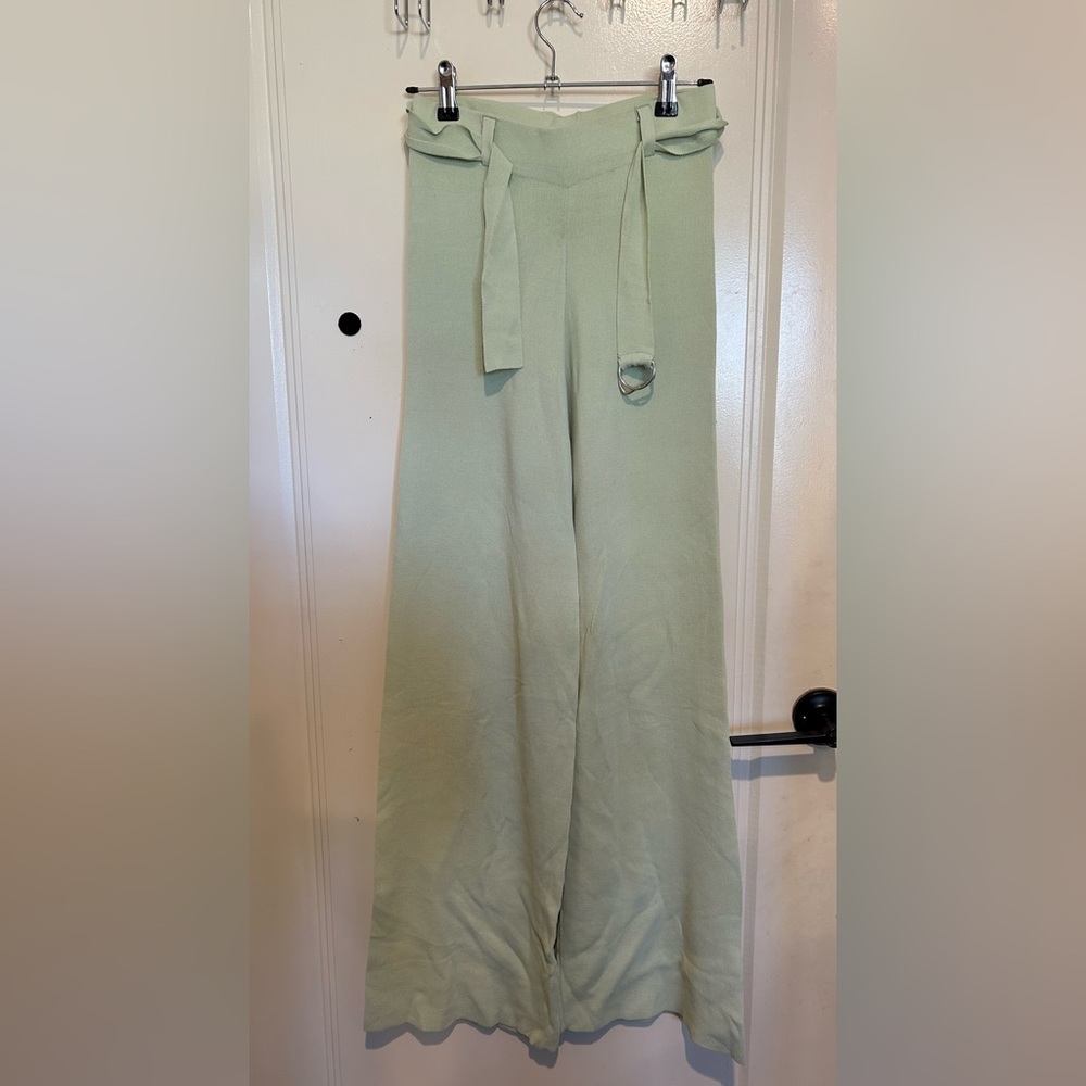 GLASSONS WIDE LEG KNIT PANTS - Picture 2 of 4